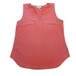 Jude Connally Ali Sleeveless Top Apricot Orange M